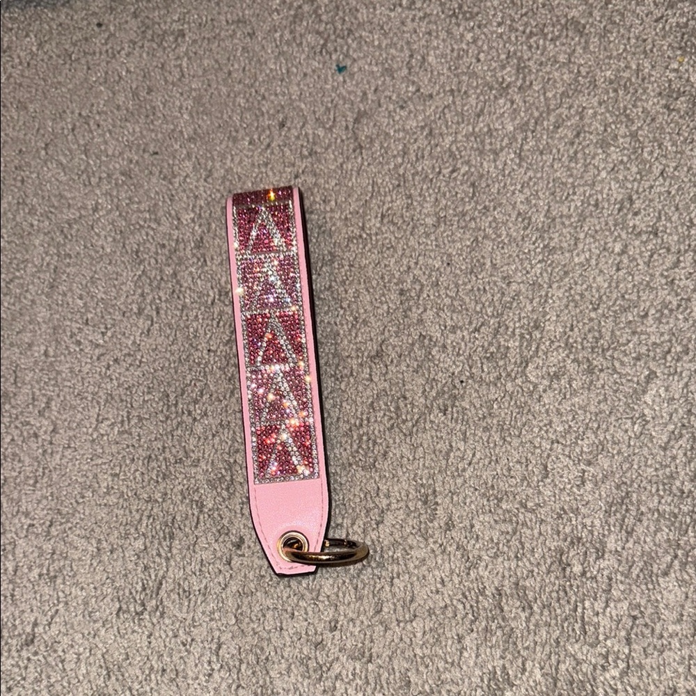 Pink by Victoria Secret Beaded Keychain